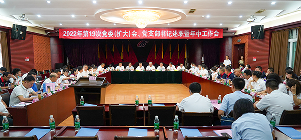 綿陽機(jī)場召開2022年第19次黨委（擴(kuò)大）會、黨支部書記述職暨年中工作會.jpg